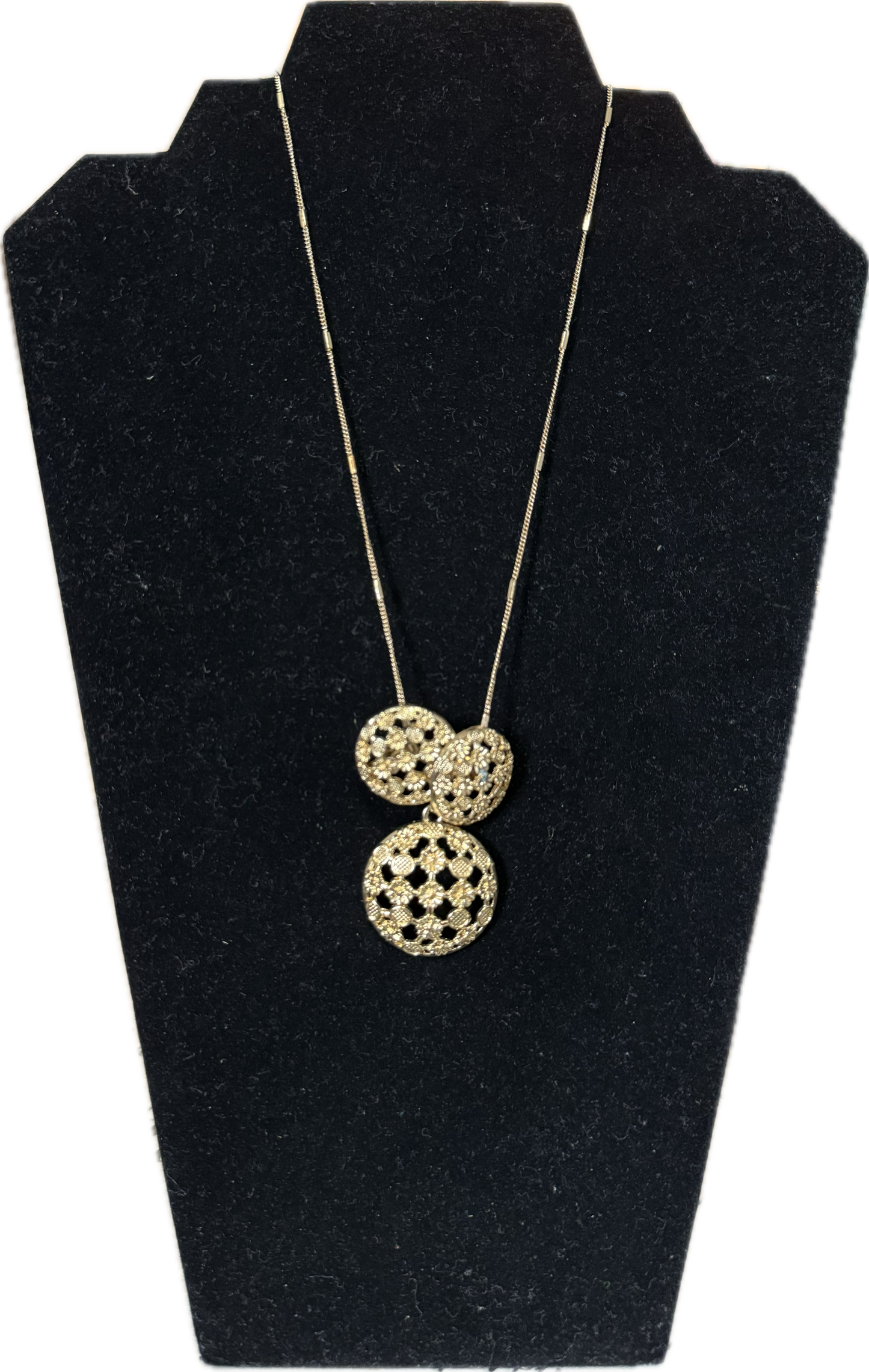 Necklace + earrings
