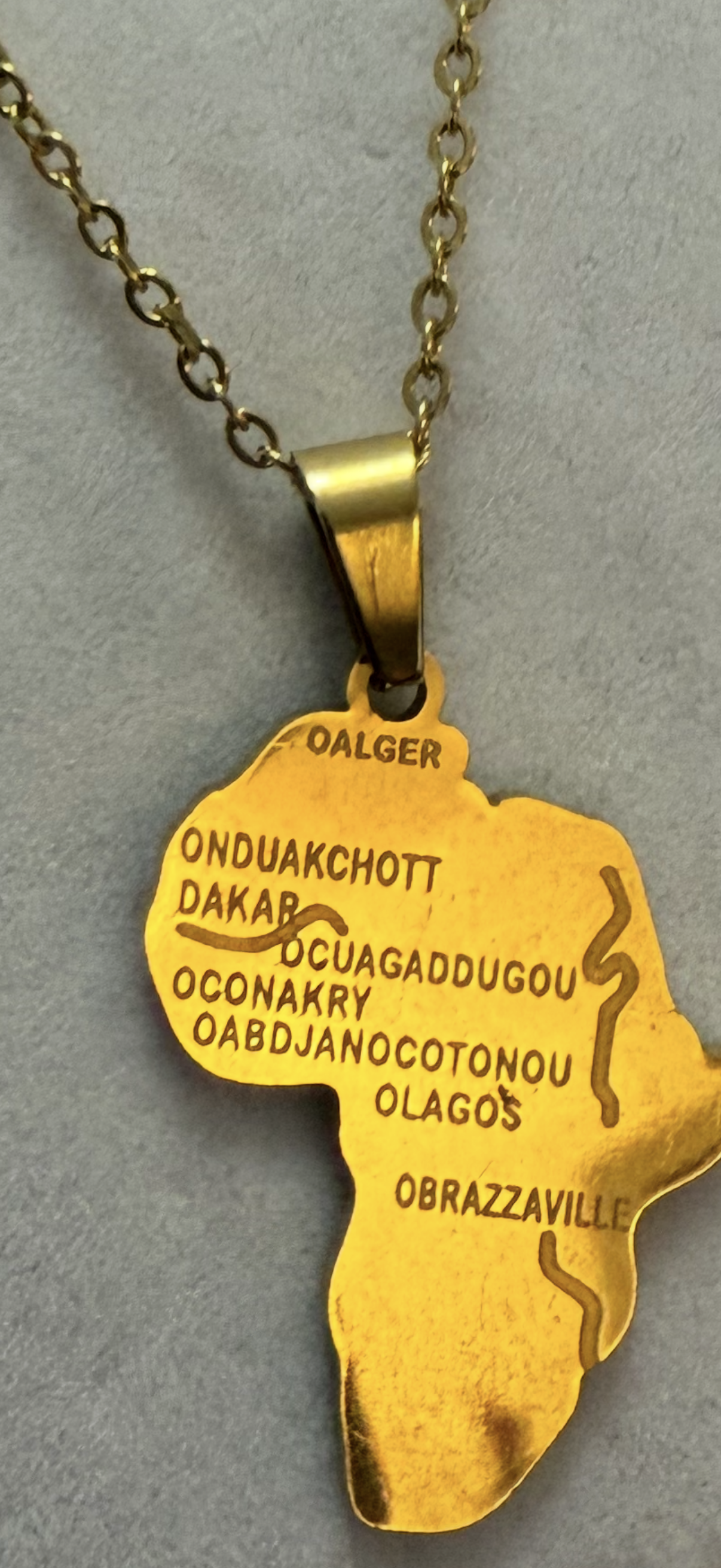 Necklace - Africa Logo